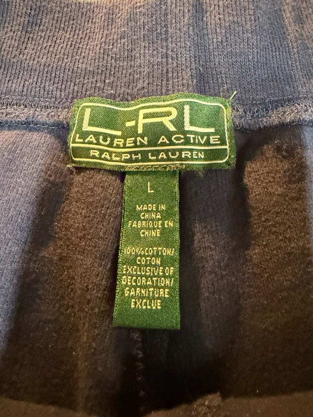 Lauren Active Ralph Lauren Navy Blue Gold Crest Full Zip Hoodie and Sweatpants S - Picture 6 of 6